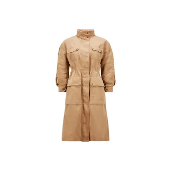 Moncler SS25 Coats Women's Beige