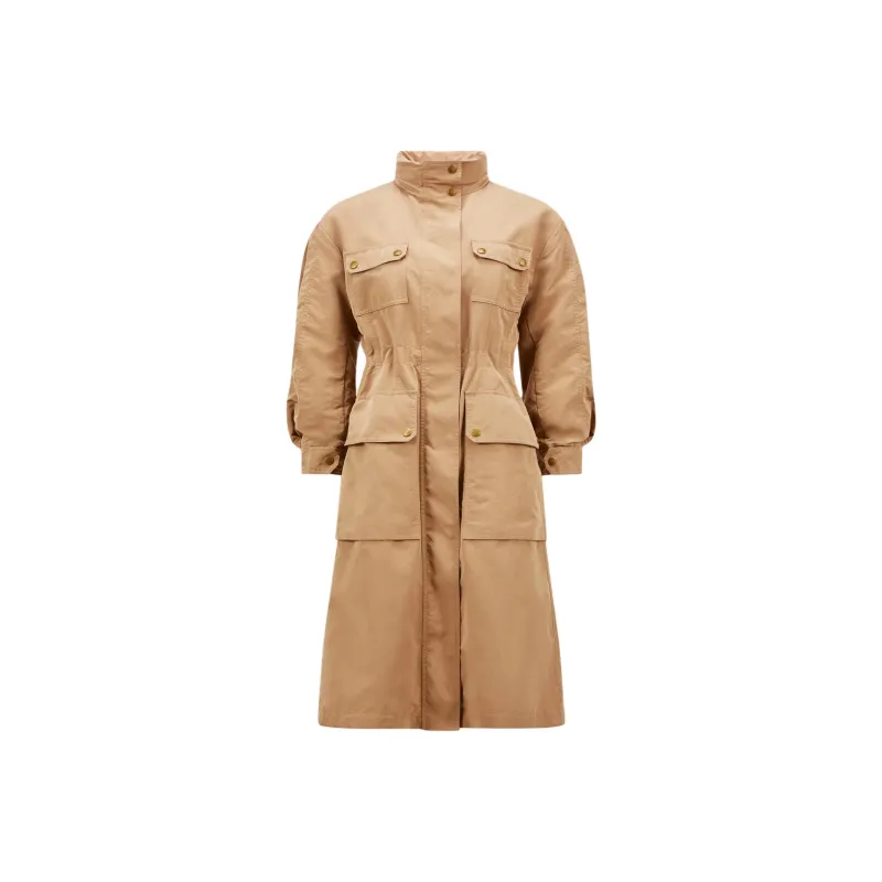Moncler SS25 Coats Women's Beige-0