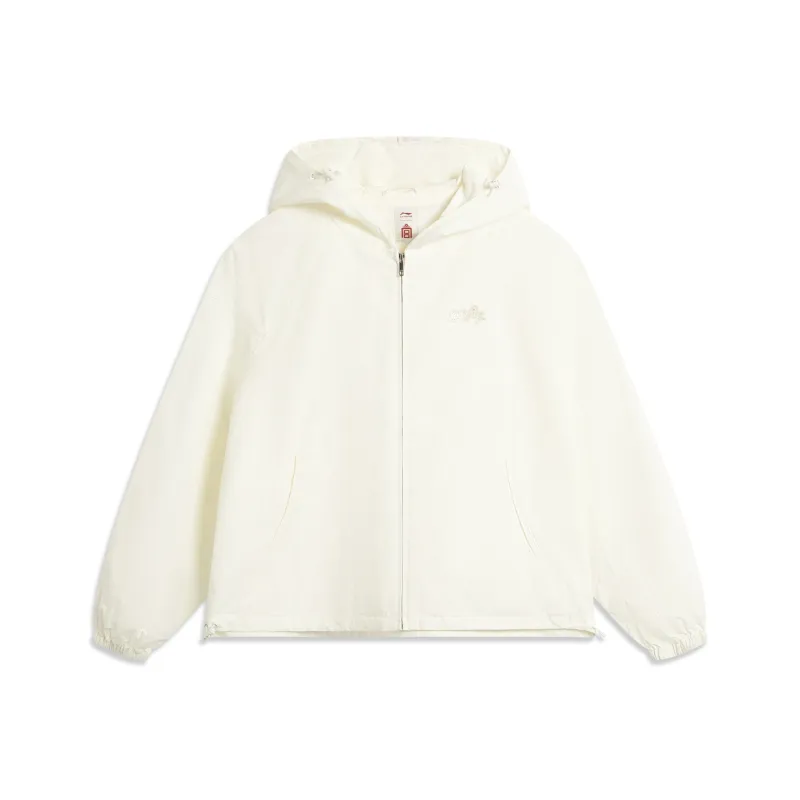 LiNing x GUGONG,LIANMINGKUAN Chinese Culture Series Trench Coat Women's White-0