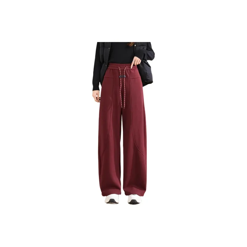 TERRE BLEUE Casual Pants Women's Burgundy-0