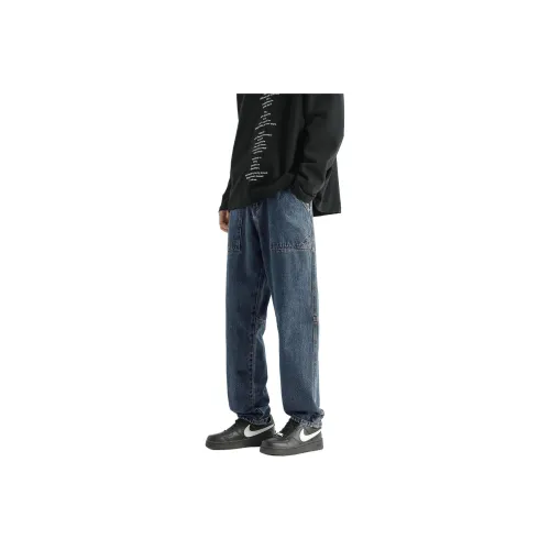 RAP PANDA Jeans Unisex Nostalgic Blue