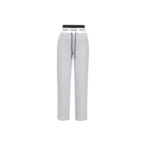 E.BECKY Casual Pants Women's Gray