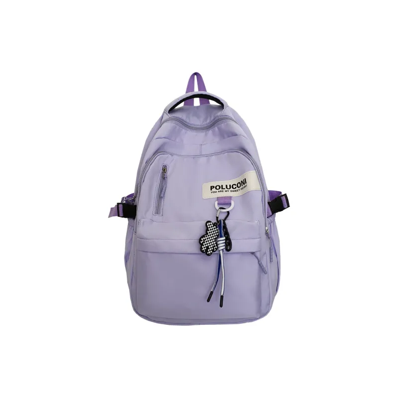 Gerlanx Nylon Backpack Unisex Ecru/Black/Burgundy/Purple-15
