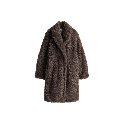 H&M 브라운 여성 코트