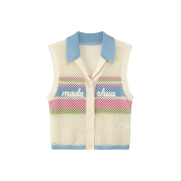 CHUU Vest Women's White Apricot-0