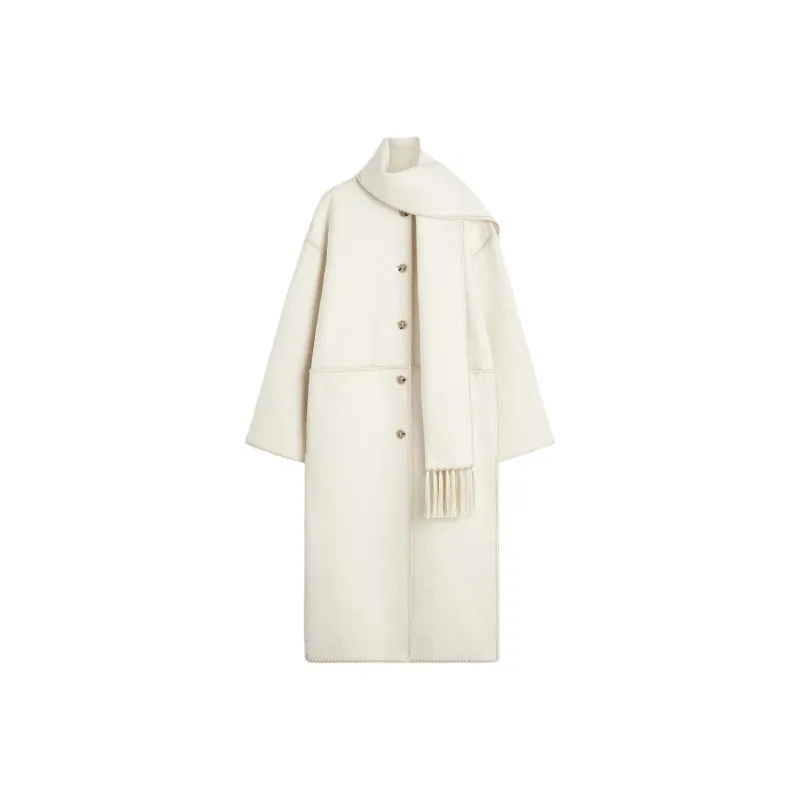 TOTEME Coats Women's Ecru-0