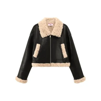 CHUU Velvet Jackets Women's Black