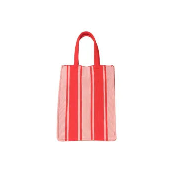 COS Polyester Tote Bag, Shopping Bag, Handbag Mini Women's Pink & Orange