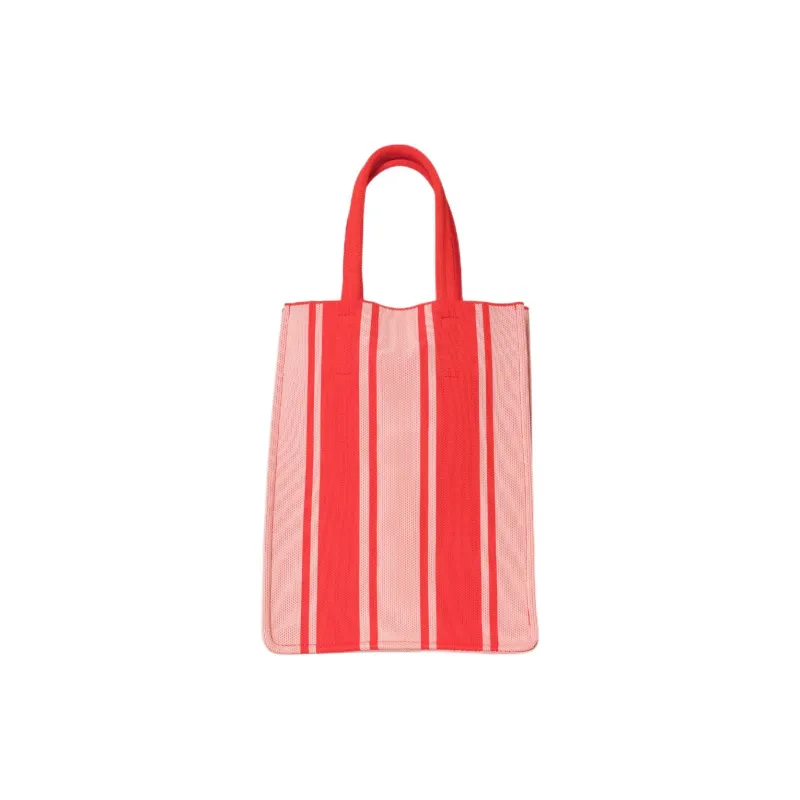COS Polyester Tote Bag, Shopping Bag, Handbag Mini Women's Pink & Orange-0