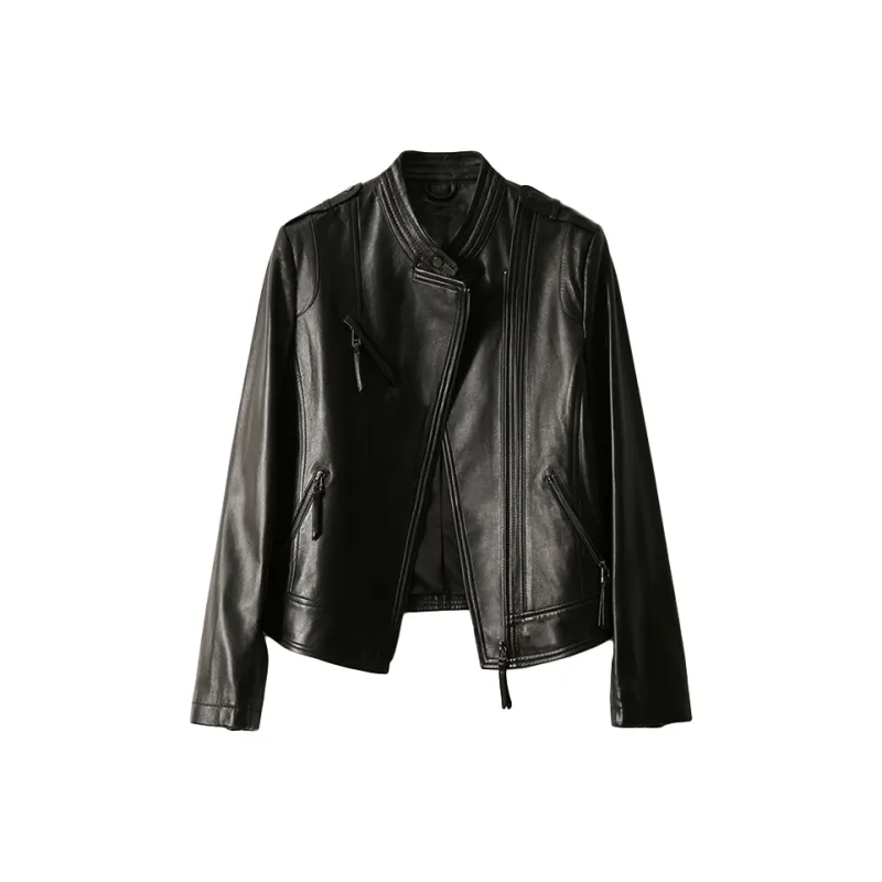 Kele Coco Leather Jacket Women's Black-0