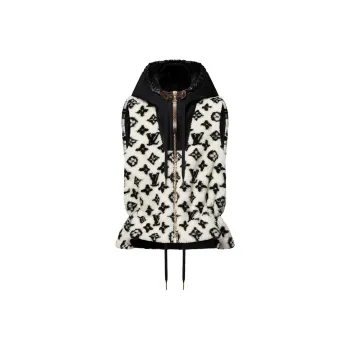LOUIS VUITTON Monogram Teddy Peplum Gilet