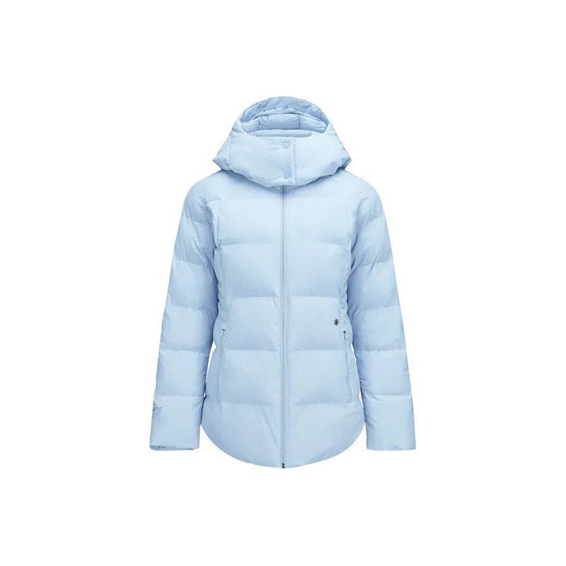 Skechers Sports Life Collection Puffer Jacket Women's Light Gray Blue-0