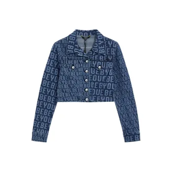 Bebe Denim Jackets Women's Blue