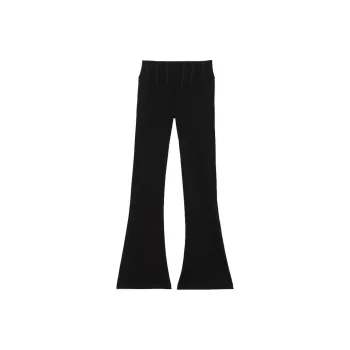 Victoria's Secret PINK ULTIMATE FLARE LEGGINGS/Pure Black Casual Pants Women's Pure Black