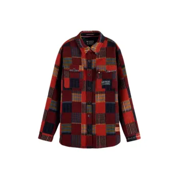 Scotch&Soda Coats Women's Multicolor Plaid