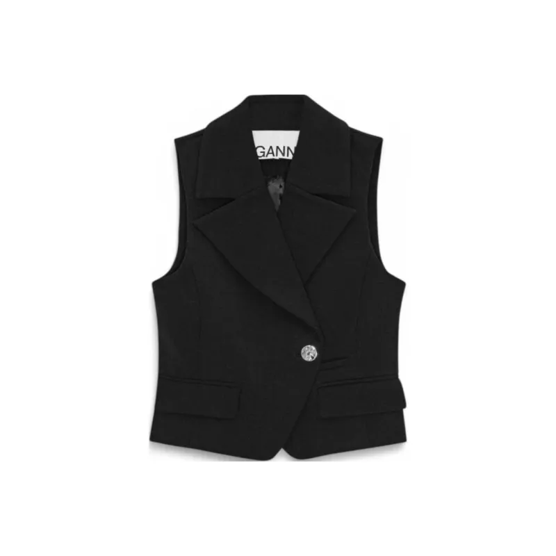 GANNI Double breasted Waistcoat-0