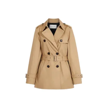 COACH Trench Coat Women's Khaki