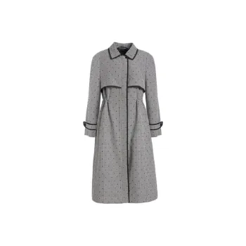 BESIONIA FW23 Trench Coat Women's Gray