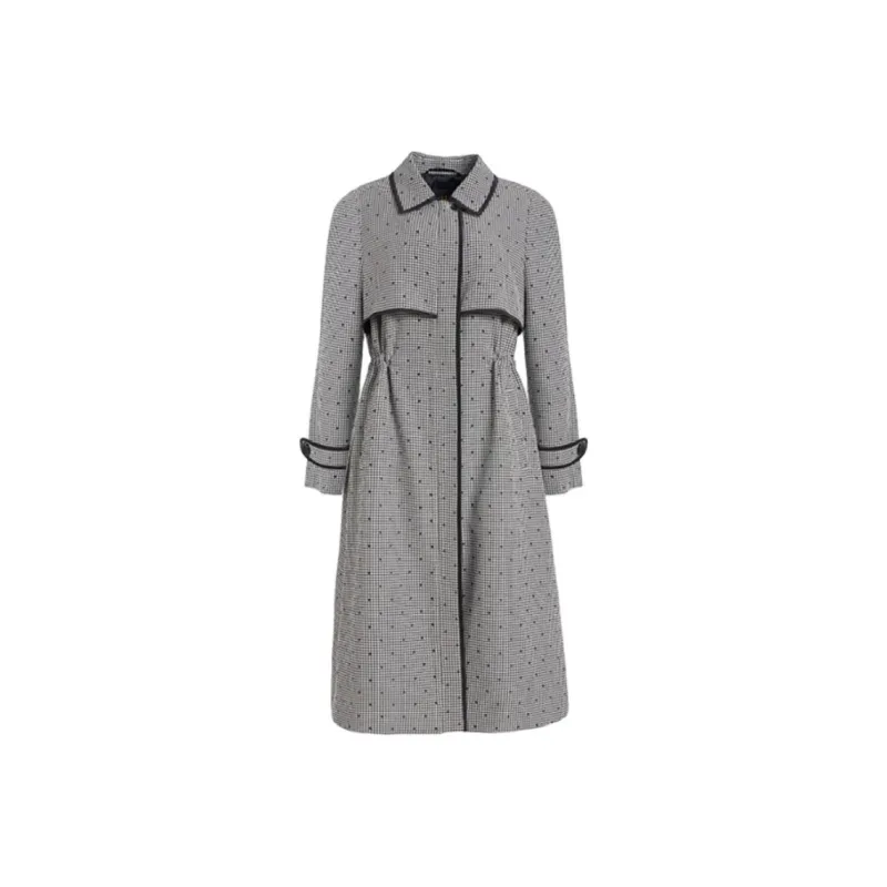 BESIONIA FW23 Trench Coat Women's Gray-0