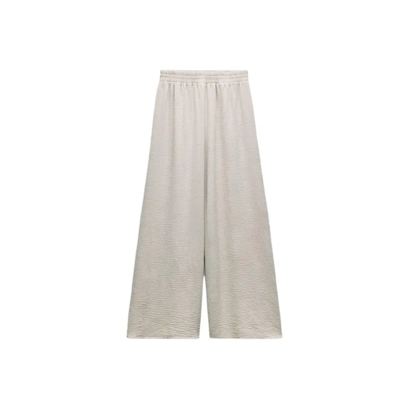 ZARA Casual Pants Women's Beige-0