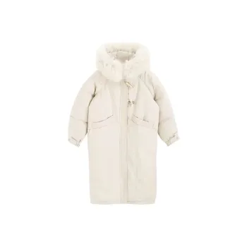 KENLY Puffer Jacket Women's White Apricot