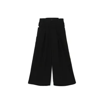 Yohji Yamamoto Tucked Wide leg Trousers