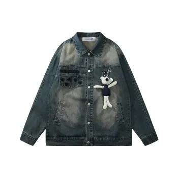 7 SEVFUN Denim Jacket Women's Blue