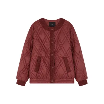 Mo Han Yi Mei Puffer Jacket Women's Vintage Red