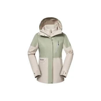 Columbia City Outdoor Collection Water Resistant Windproof Breathable Warm Windbreaker Jacket Women's Apricot