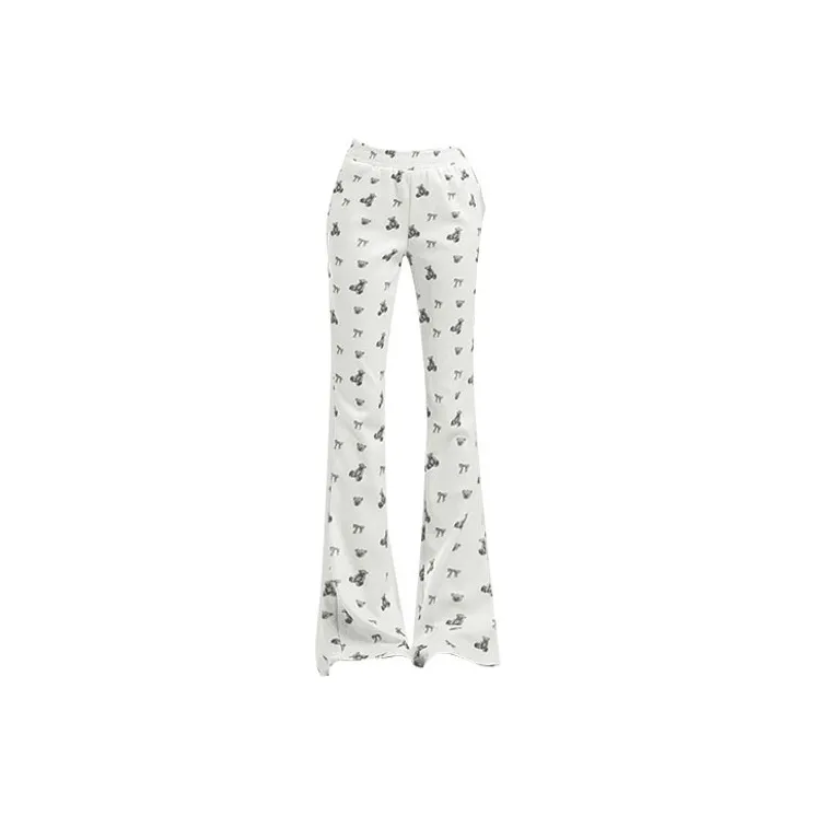 HELEH Casual Pants Unisex White-0