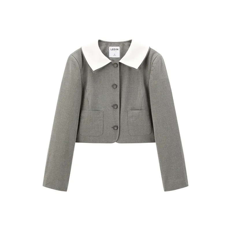 LEDIN Business Suit Women's Tin Gray-0