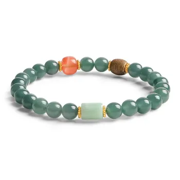 With The Heart Of The Jade Ice Glutinous Jadeite Bracelets Women's