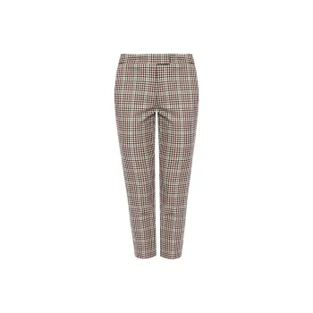 MICHAEL MICHAEL KORS Glen Plaid Twill Cropped Pants