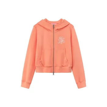 CHUU Cropped Coat Women's Orange