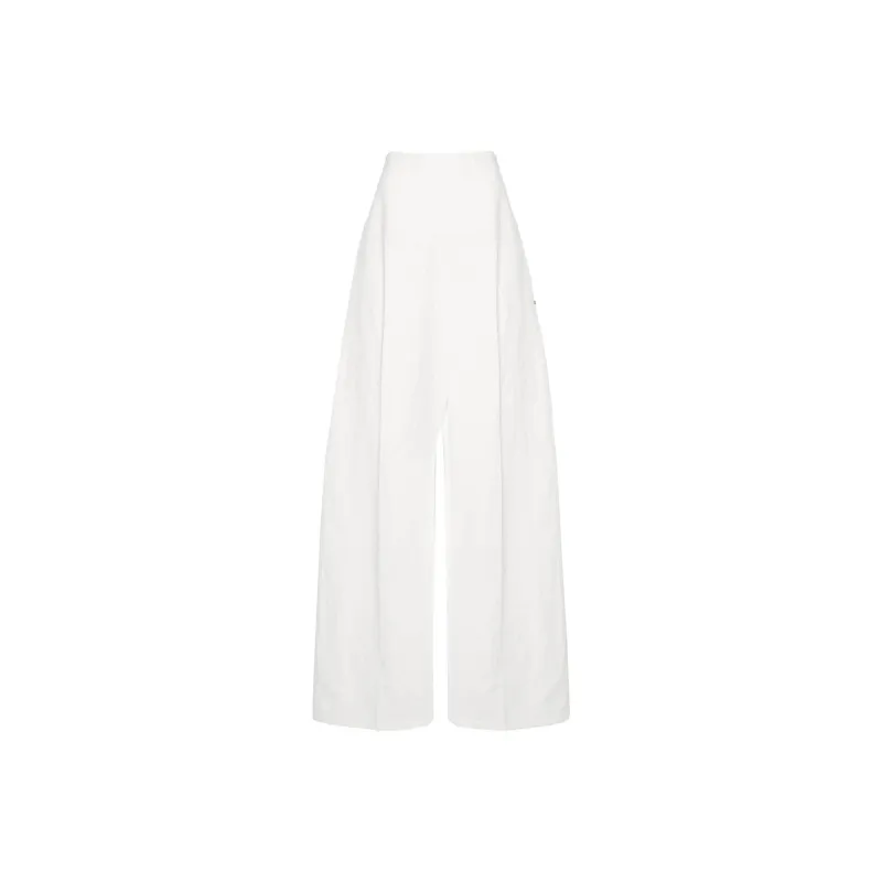 SportMax High Waist Straight Leg Trousers-0