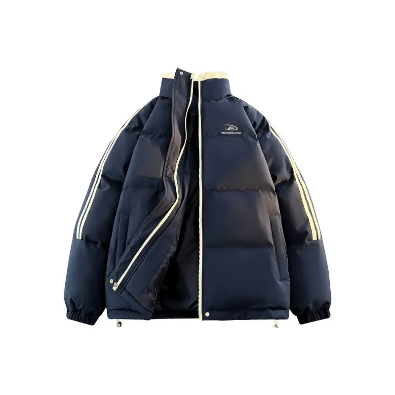 WARRIOR Ride The Wind And Waves Series Puffer Jackets Unisex-5