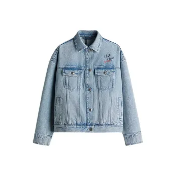 H&M Denim Jacket Women's Light Blue