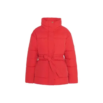 BARBOUR FW24 Puffer Jacket Women's Scarlet