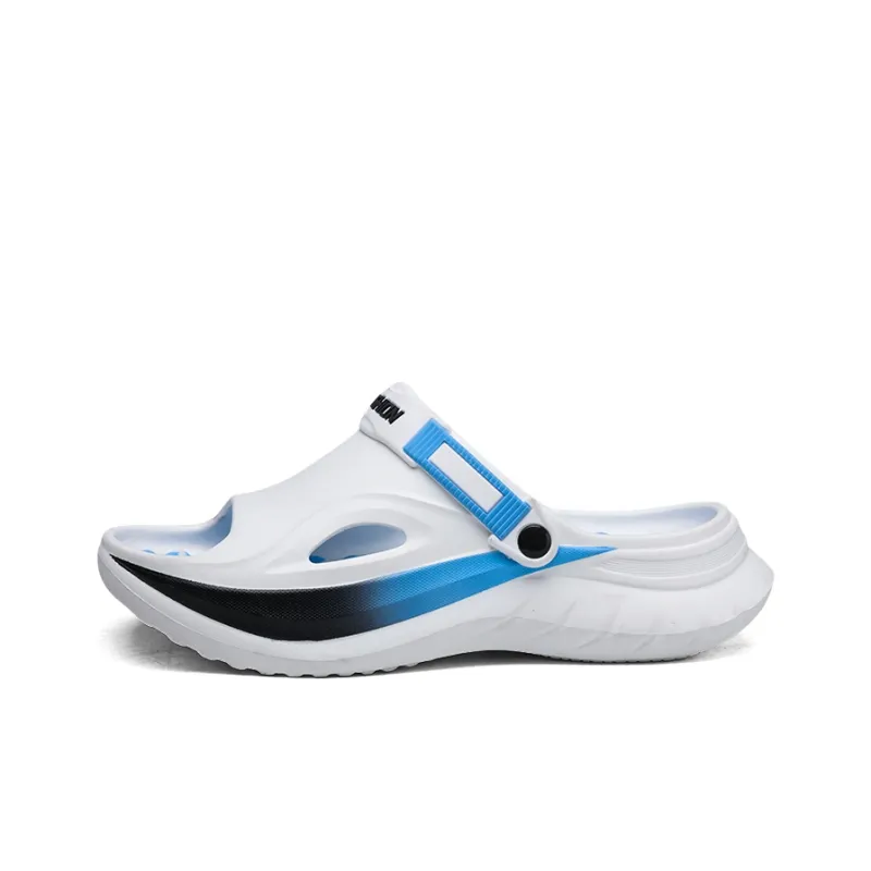 NANJIREN Beach Sandals Men White Green/White Blue/White Black-5