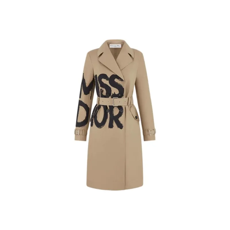 DIOR Double Breasted Belted Coat-0