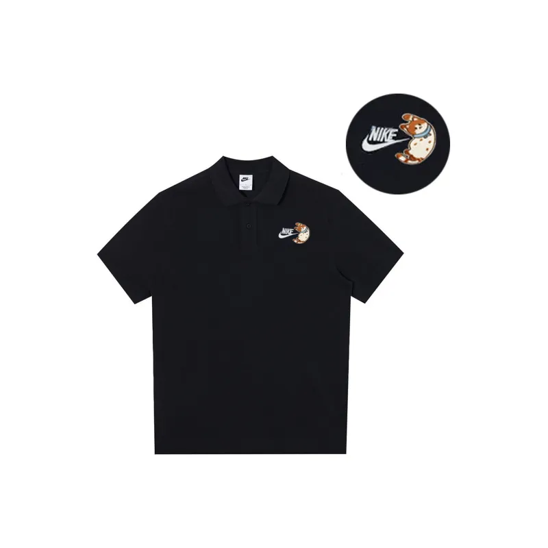 Nike Polo Shirts Unisex Black-1