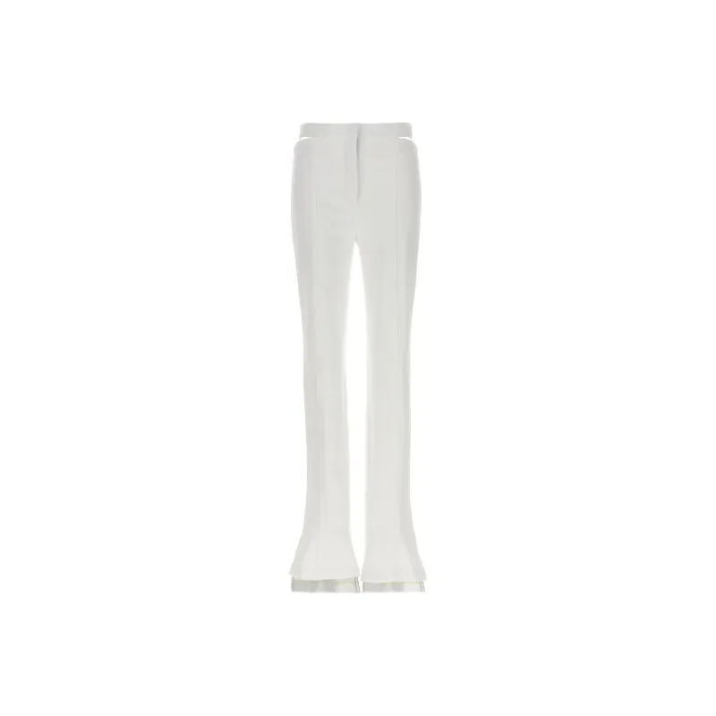 Mugler Casual Pants Women's White-0