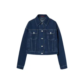 GUCCI Denim Jacket Women's Blue
