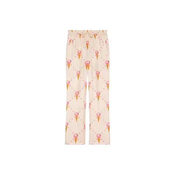 GUCCI Ice cream Print Satin Trousers