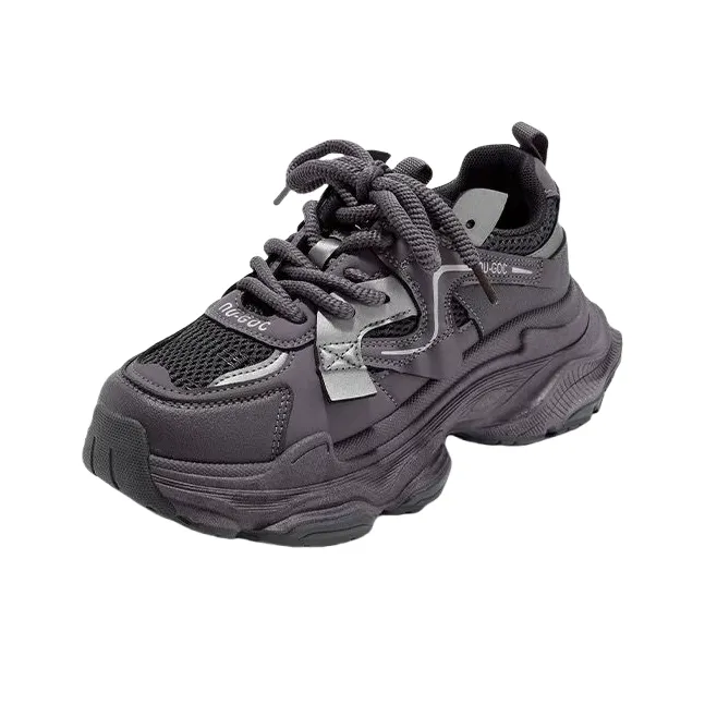 PARK DANCE Slip Resistant Low Top Chunky Sneakers Women's-23