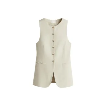 H&M Vests Women's Light Beige