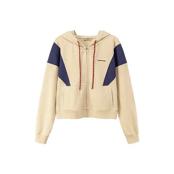 NO ONE ELSE Cropped Coat Women's White Apricot-0