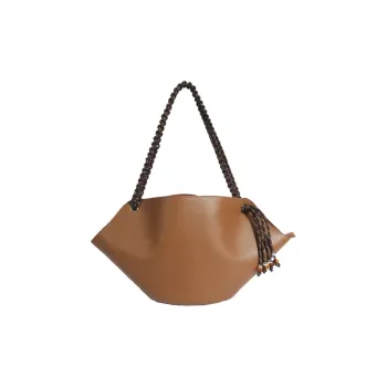 Bullrun Cow Leather Shoulder Bag Small Size Large Size Women's Brown, Coffee, Black, Red
