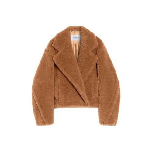 MaxMara Labbro Series Coats Womens Camel