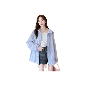 Tonlion Sun Protection Clothing Women's Sheer Purple